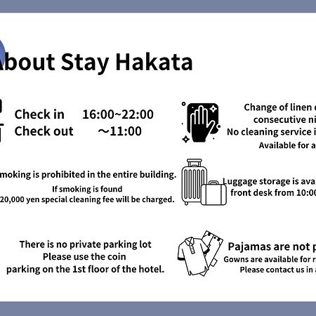 Stay Hakata Fukuoka  Exterior foto